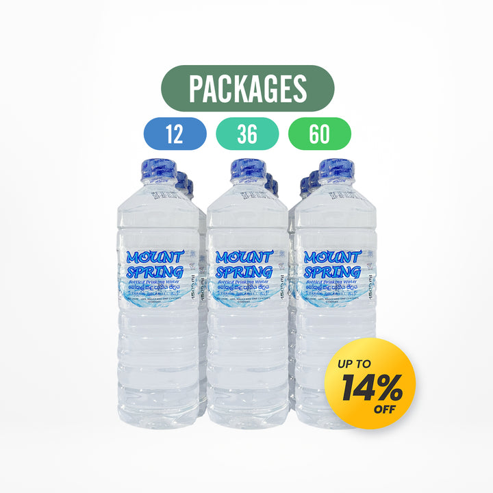 Mount Spring 1500ml Bottle Packages