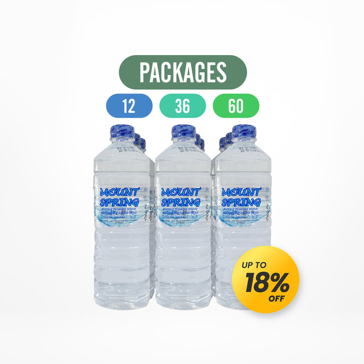 Mount Spring 1000ml Bottle Packages