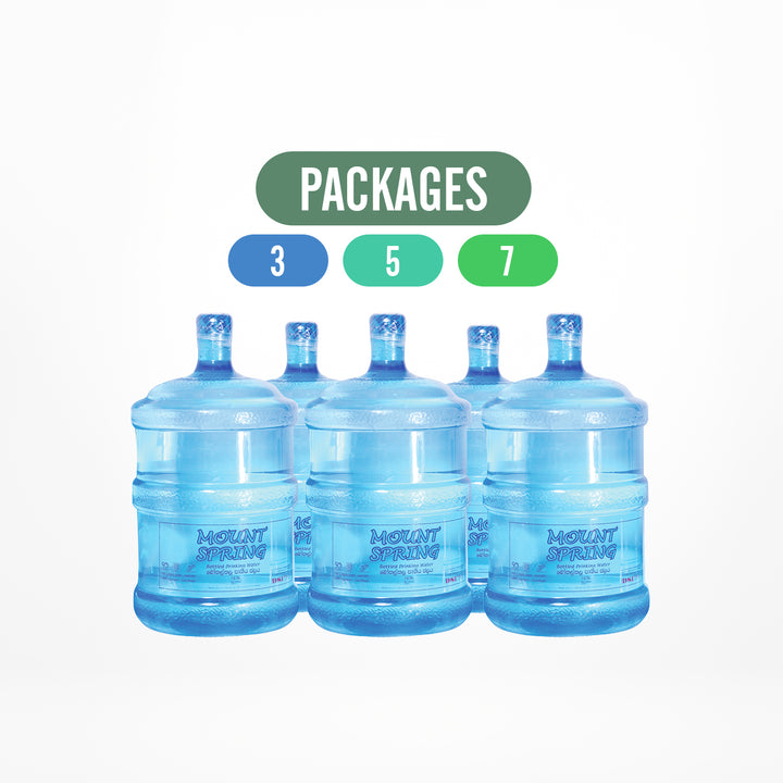 Mount Spring 20L Bottle Pacakges