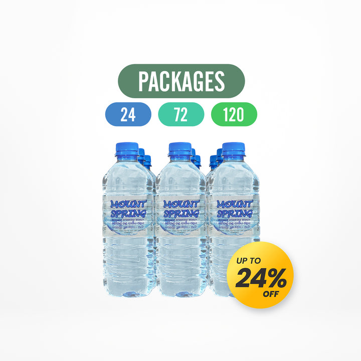 Mount Spring 500ml Bottle Packages