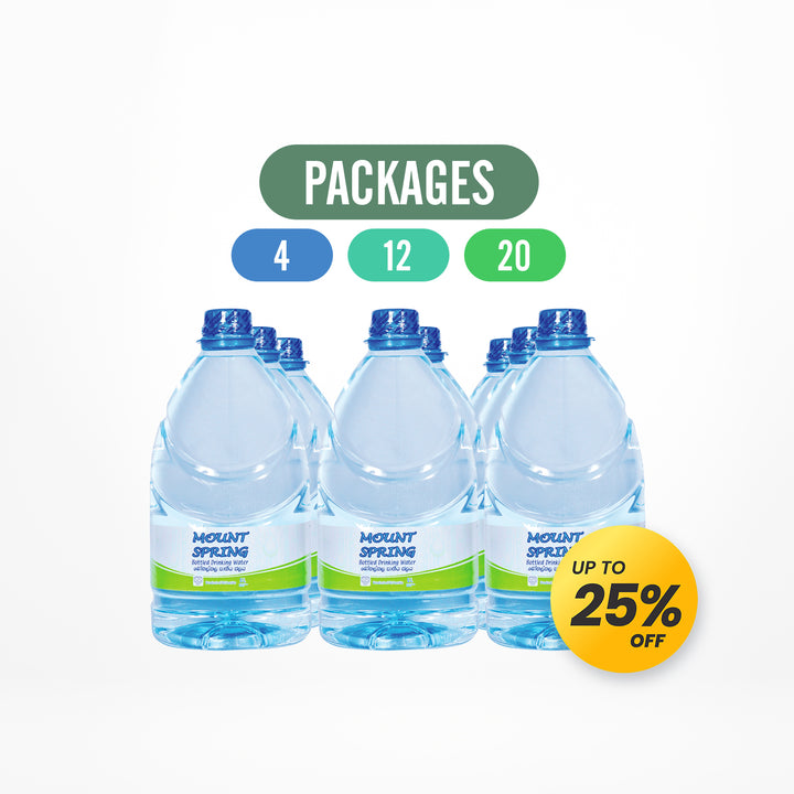 Mount Spring 5L Bottle Packages